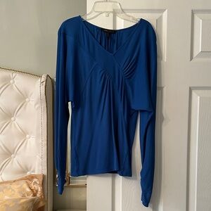BCBGMaxAzria Blue Blouse